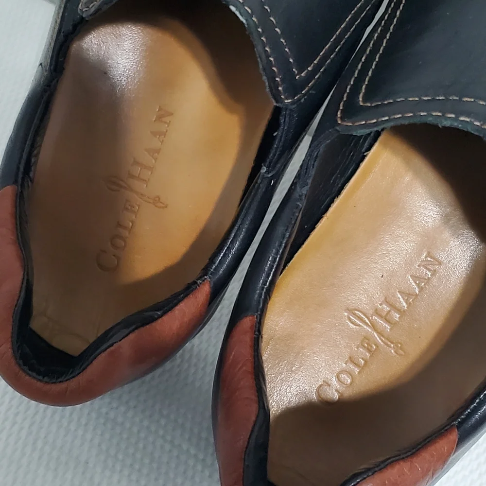 Cole Haan Zeno Black Leather Slip On Driving Loafer Men's 11.5
